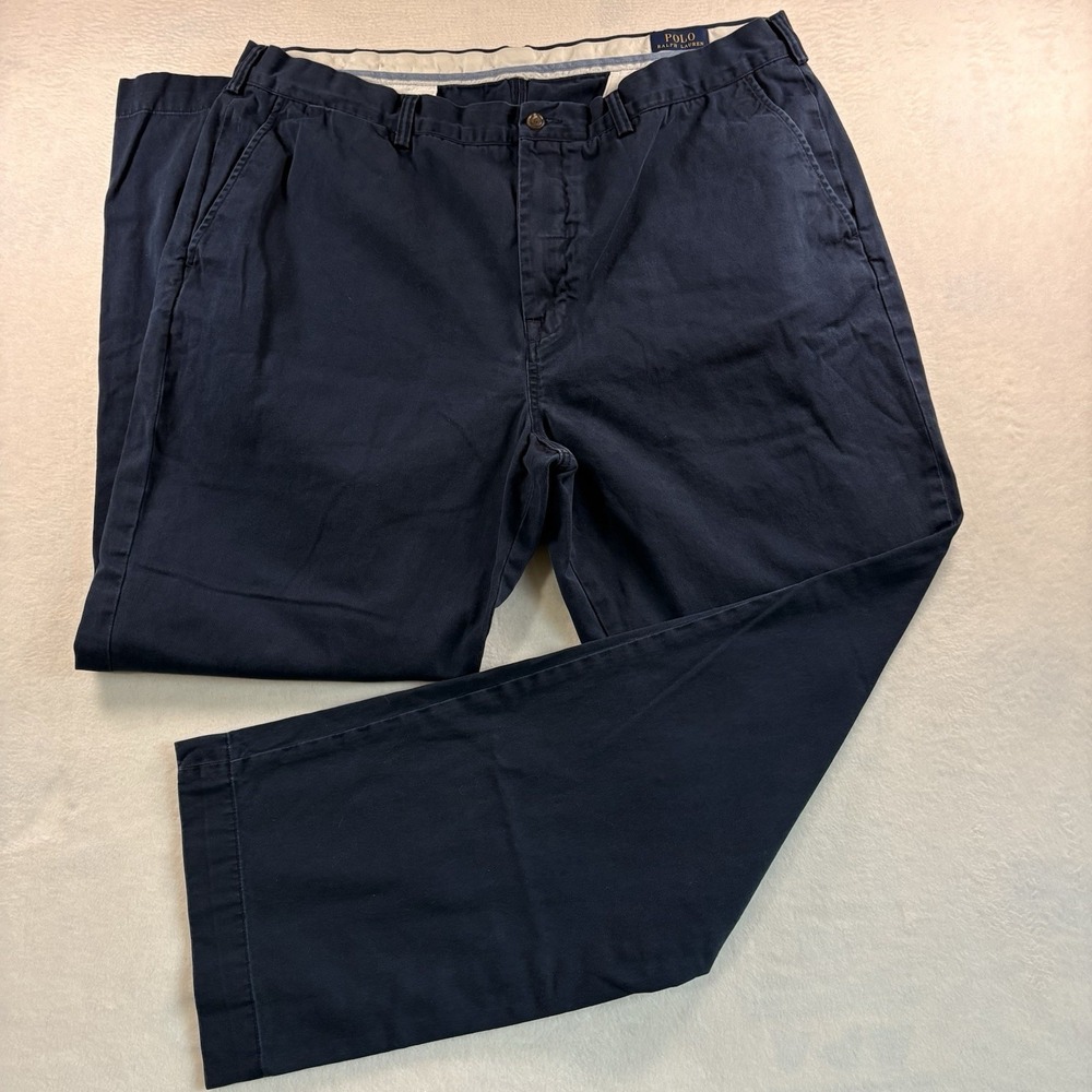 Polo Ralph Lauren Polo‎ Chino Pants Mens 40x32 Blue Straight Fit Cotton Twill